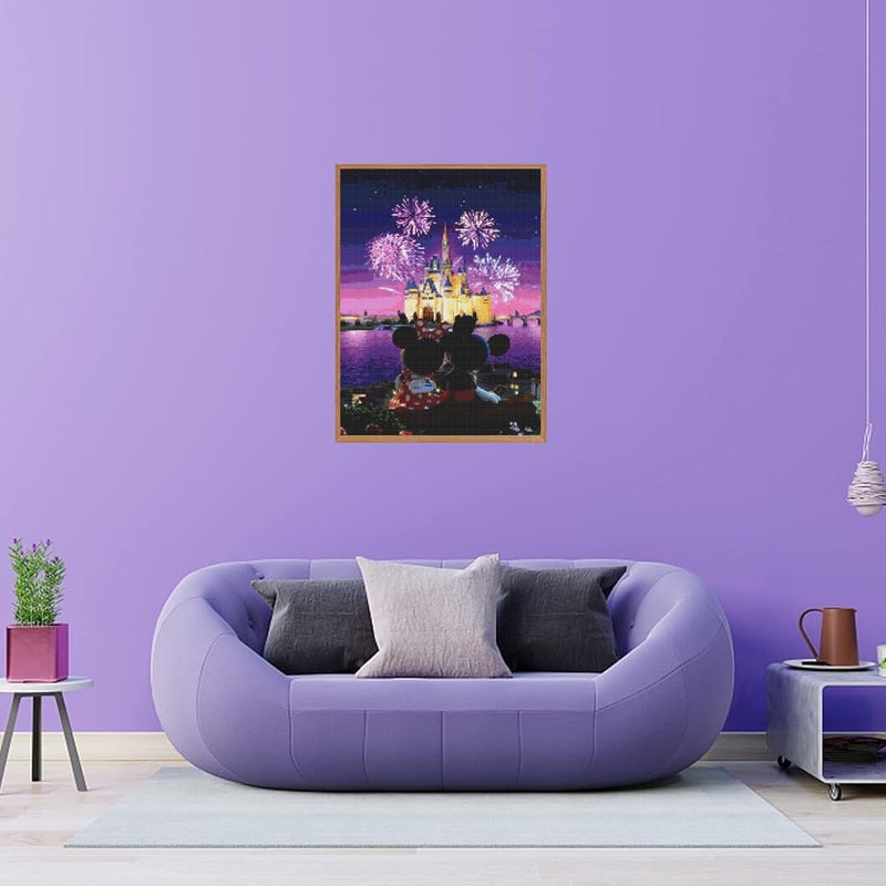 JAKI Diamond Painting Kits for Adults-Castle Diamond Art Kits for Adults,Gem Art Kits for Adults Pictures Arts Craft for Home Wall Decor (12x16inch) - Image 3